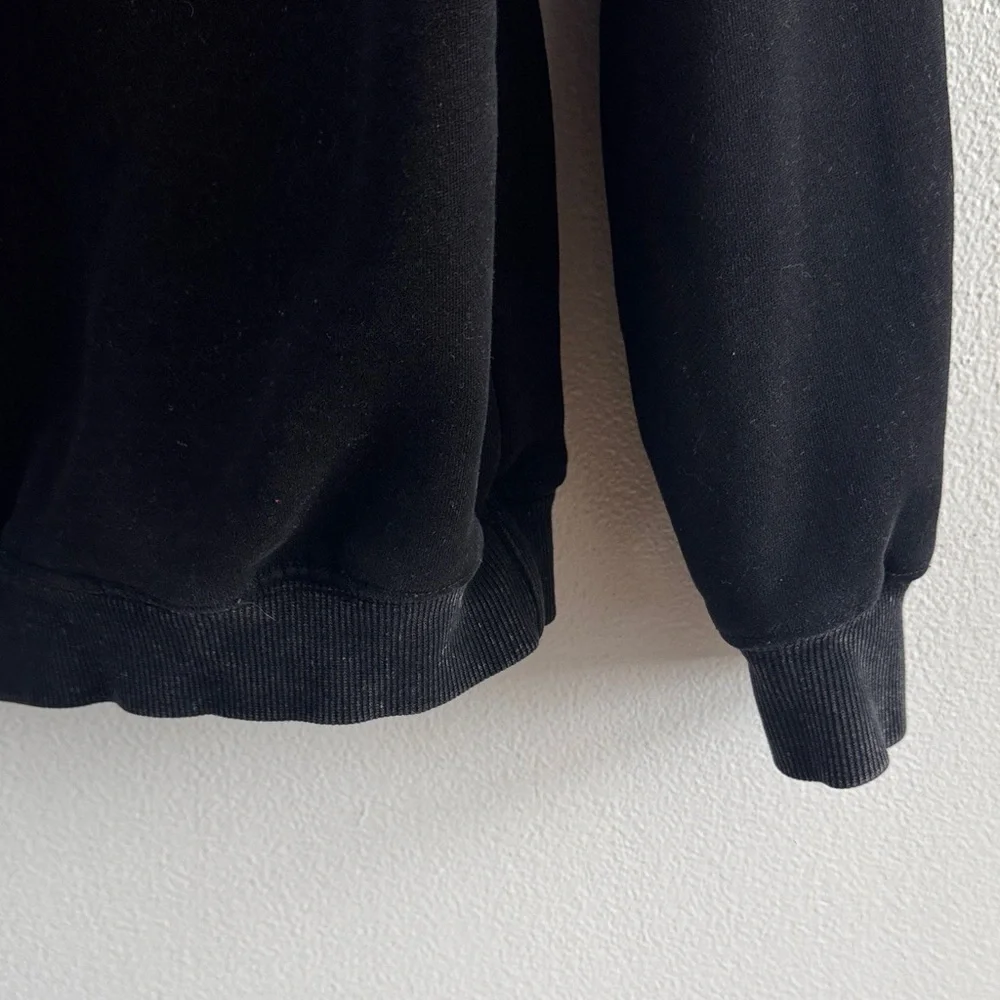 Heavy Black distressed Men's Hoodie size Small